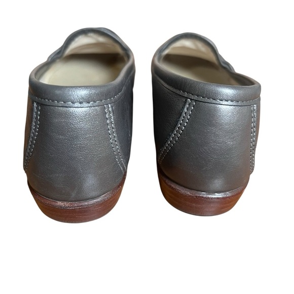 VTG SAS Tripad Comfort Womens Flat Loafers Leather Pewter Pennyloafer Size 7.5 N - Picture 7 of 9